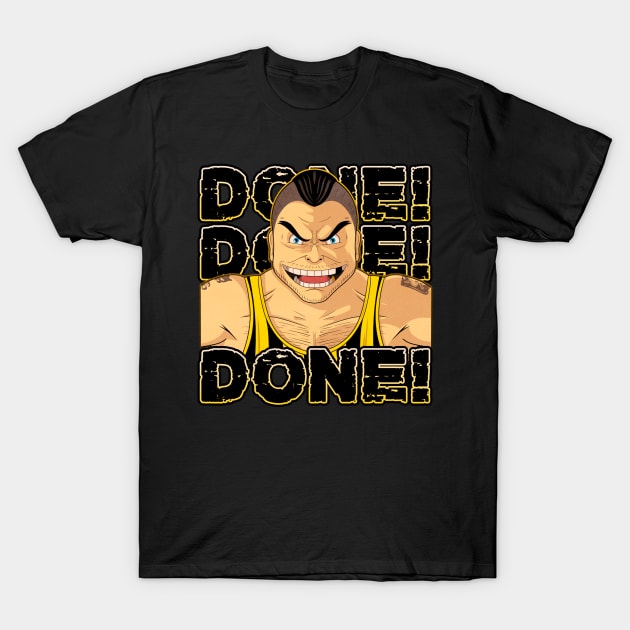 Lee "DONE!" Perfetto T-Shirt by LeMae Macabre